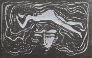 Edvard Munch In   the brain painting